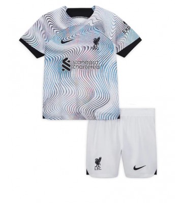 Liverpool Bortedraktsett Barn 2022-23 Kortermet (+ Korte bukser)
